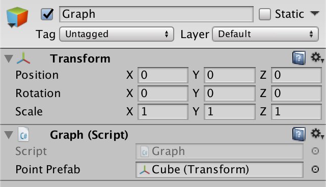 Unity3D Урок №2. Построение графика. Математическая визуализация | Блог ...